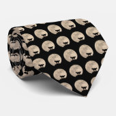 Siberian Husky Stropdassen Husky Moon Dog Neckties (Opgerold)