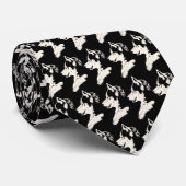 Siberian Husky Stropdassen Stylish Alaskan Malamut (Opgerold)