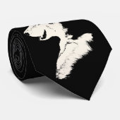 Siberian Husky Stropdassen Stylish Alaskan Malamut (Opgerold)