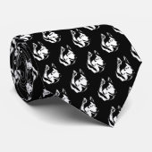 Siberian Husky Stropdassen Stylish Alaskan Malamut (Opgerold)