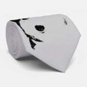 Siberian Husky Stropdassen Stylish Alaskan Malamut (Opgerold)