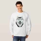 Siberian Husky T-shirt (Voorkant volledig)