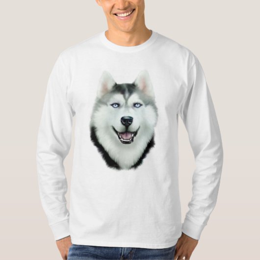Siberian Husky T-shirt (Voorkant)