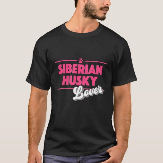 Siberian Husky T-shirt (Voorkant)