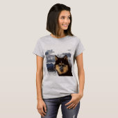 Siberian Husky T-Shirt (Voorkant volledig)