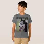 Siberian Husky T-shirt (Voorkant volledig)