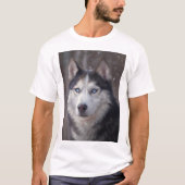 Siberian Husky T-shirt (Voorkant)
