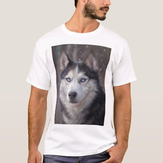 Siberian Husky T-shirt (Voorkant)