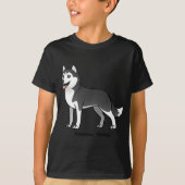 Siberian Husky T-shirt (Voorkant)