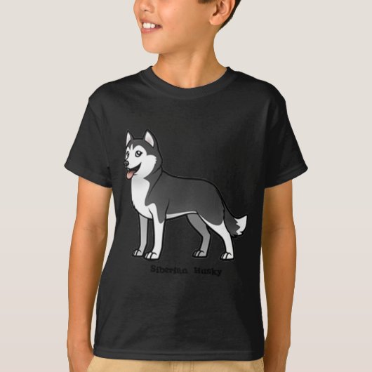 Siberian Husky T-shirt (Voorkant)