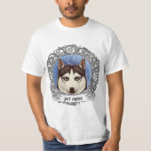 Siberian Husky T-Shirt (Voorkant)