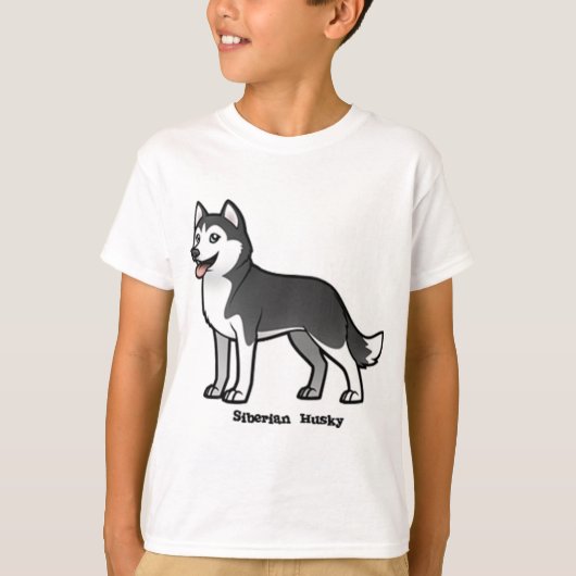 Siberian Husky T-shirt (Voorkant)