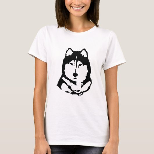 Siberian Husky T-shirt (Voorkant)