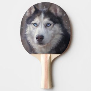 Siberian Husky Tafeltennisbatje