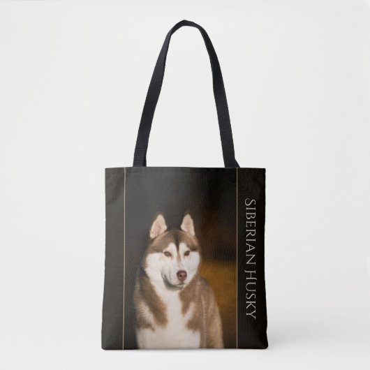 Siberian Husky Tas (Voorkant)