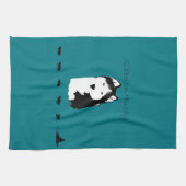 Siberian Husky Theedoek (Horizontaal)