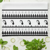 Siberian Husky Theedoek (Gevouwen)