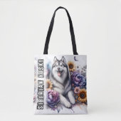 Siberian Husky Tote Bag (Voorkant)