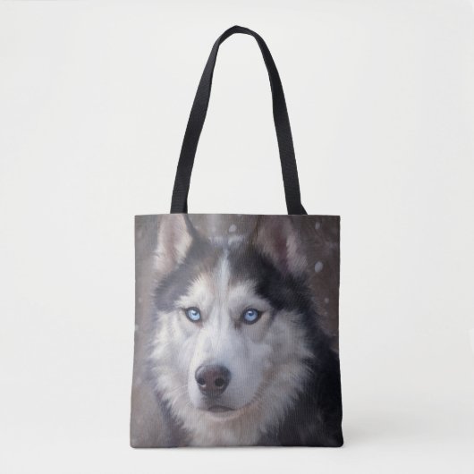 Siberian Husky Tote Bag (Voorkant)