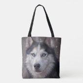 Siberian Husky Tote Bag (Achterkant)