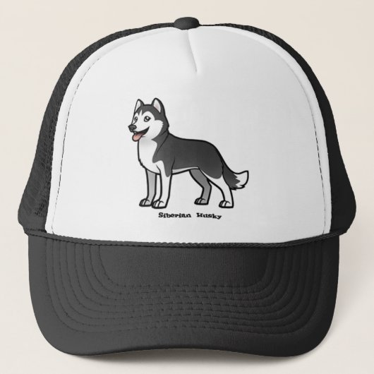 Siberian Husky Trucker Pet (Voorkant)