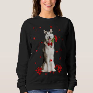 Siberian Husky Valentines Day Outfit Dog Valentine Trui