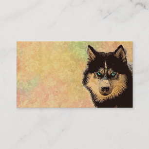 Siberian Husky Visitekaartje