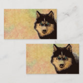 Siberian Husky Visitekaartje (Voorkant / Achterkant)