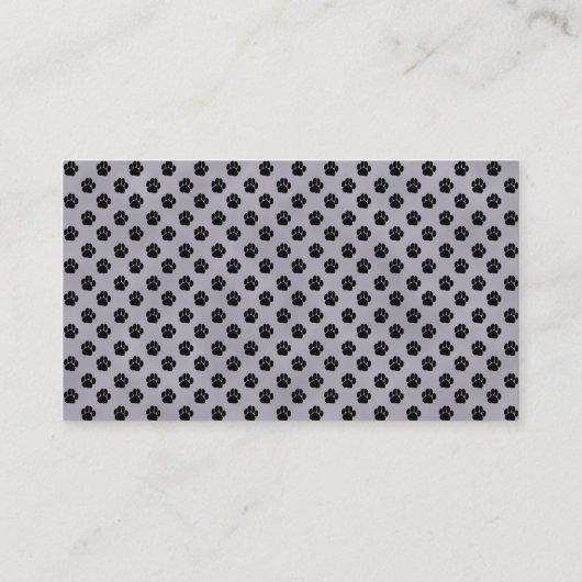 Siberian Husky Visitekaartje (Achterkant)