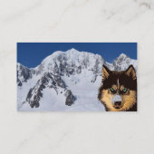 Siberian Husky Visitekaartje (Achterkant)