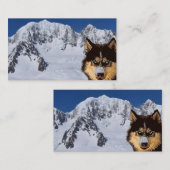 Siberian Husky Visitekaartje (Voorkant / Achterkant)