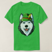 Siberian Husky voor mannen jongens jongens meisjes T-shirt (Design voorkant)