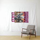 Siberian Husky Wandkleed (In Situ (horizontaal))