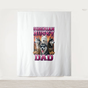 Siberian Husky Wandkleed
