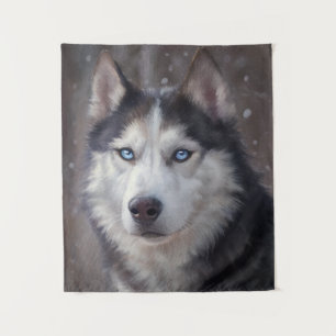 Siberian Husky Wandkleed