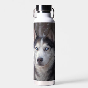 Siberian Husky Waterfles