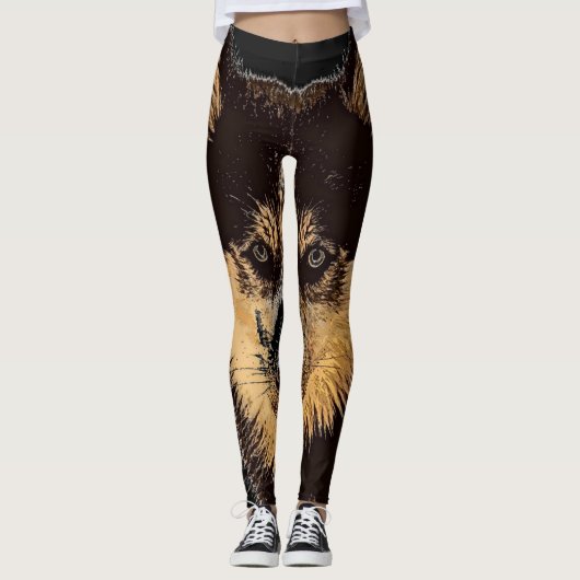 Siberian Husky Women's Leggings (Voorkant)
