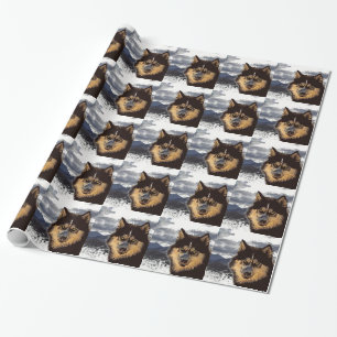 Siberian Husky Wrapping Paper Cadeaupapier