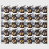 Siberian Husky Wrapping Paper Cadeaupapier (Vlak)