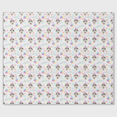 Siberian Husky Wrapping Paper in White Cadeaupapier (Vlak)