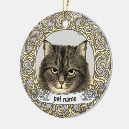 Siberian Kat Lieve Herinnering ornament (Links)