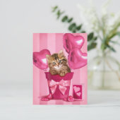 Siberian Kitten Briefkaart (Staand voorkant)