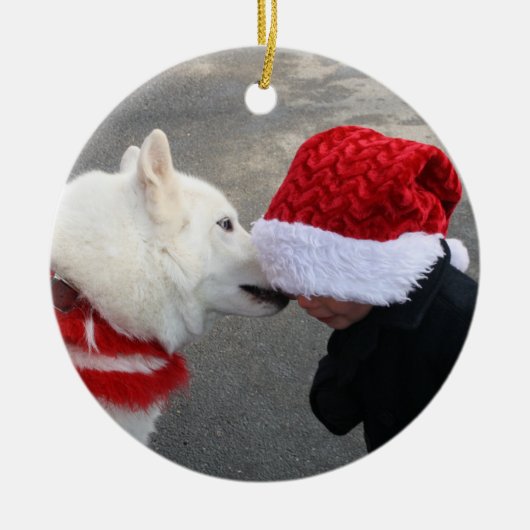 Siberian Love Keramisch Ornament (Voorkant)