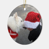 Siberian Love Keramisch Ornament (Links)
