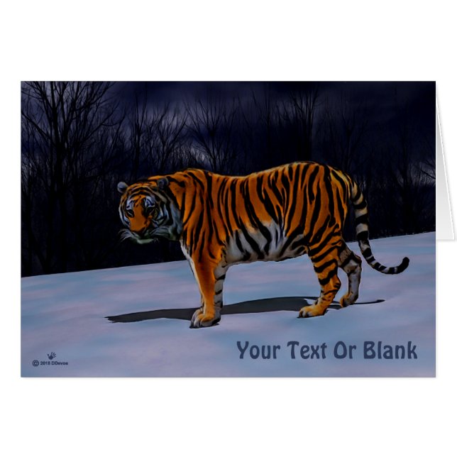 Siberian Tiger (Voorkant Horizontaal)