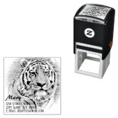 Siberian Tiger セルフインキングスタンプ Zelfinktende Stempel (In situ)