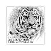 Siberian Tiger セルフインキングスタンプ Zelfinktende Stempel (Design)