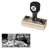 Siberian Tiger ラバースタンプ Rubberstempel (Gestempeld)