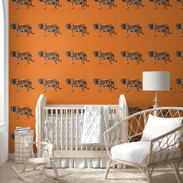 Siberian Tiger Behang (Kinderen)