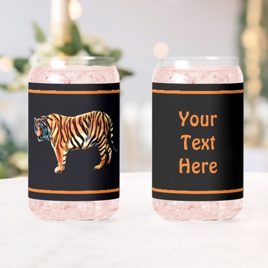 Siberian Tiger Blikvorm Glas (Insitu (Huwelijk))
